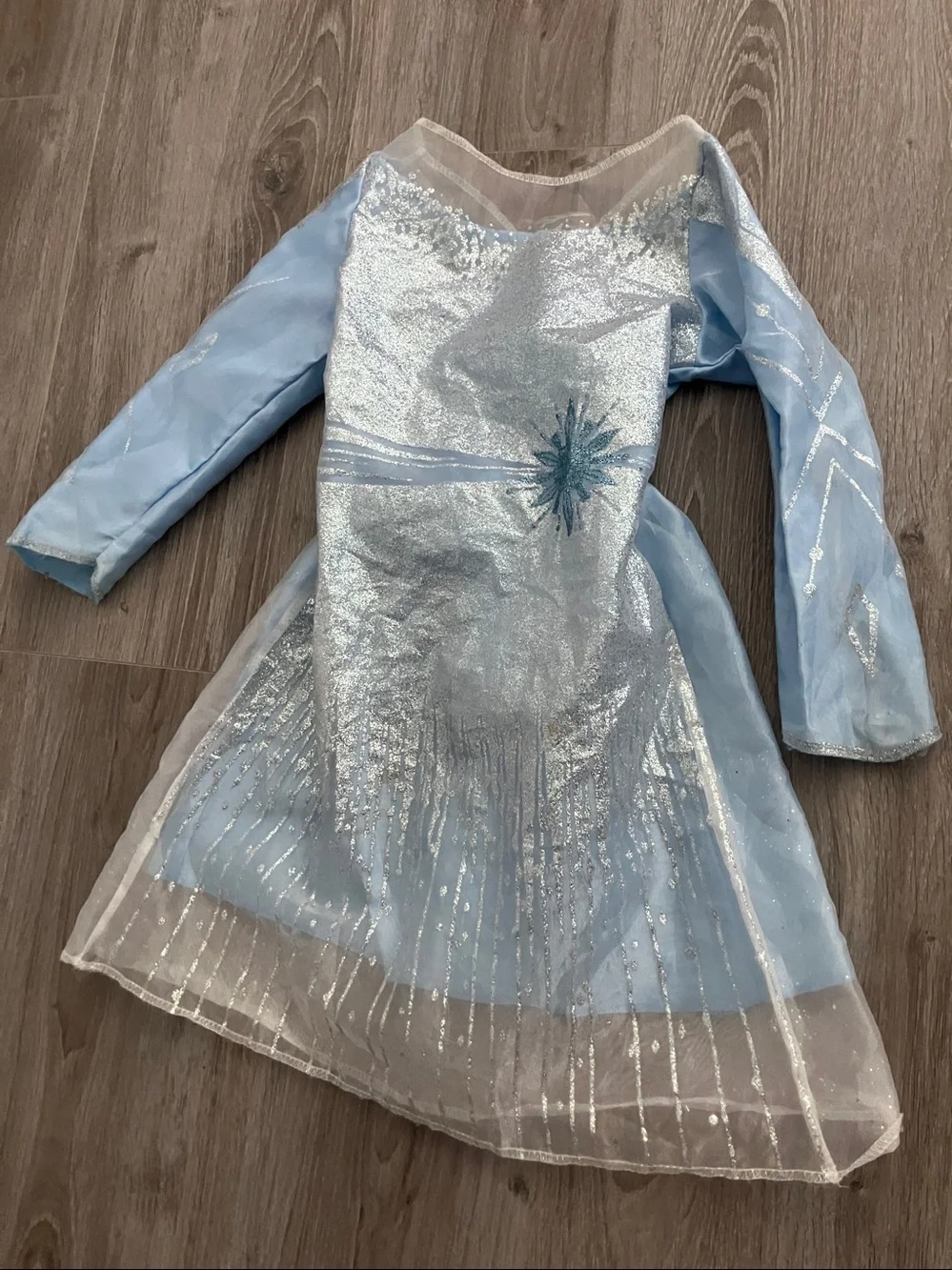 DISNEY Girls Frozen 2 Queen Elsa "Dark Sea" Light-Up Costume Dress | 4-6 - Picture 10 of 13